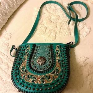 Montana West Teal Crossbody Purse